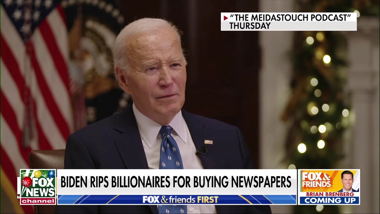 Fox News contributor Joe Concha joined 'Fox & Friends First' to discuss Biden's remarks on the media's evolution and Hillary Clinton's criticism of Elon Musk's political influence. 