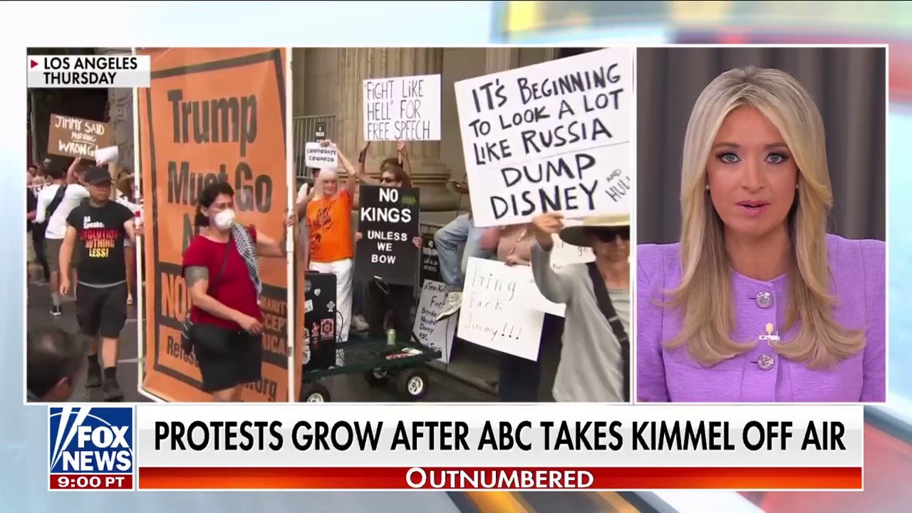 'Outnumbered' discusses the fallout from Jimmy Kimmel's suspension and whether it's an attack on free speech.