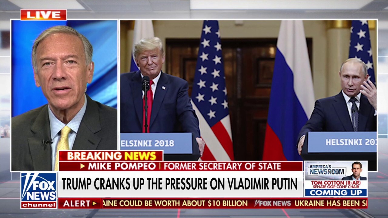 Mike Pompeo: Trump 'turned the leverage up' on Putin