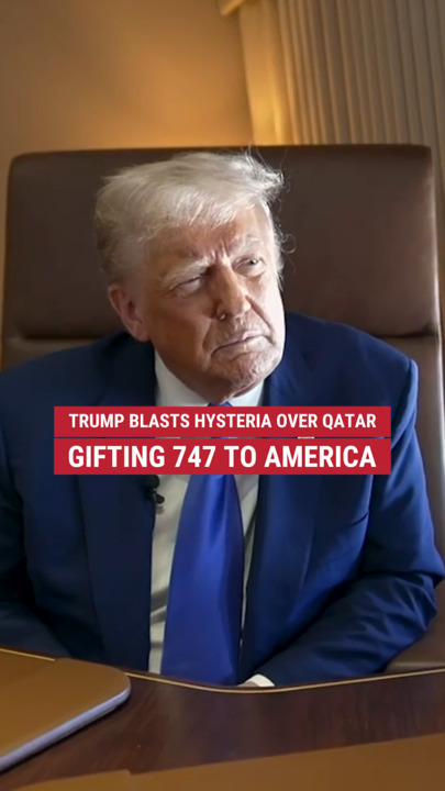Trump blasts hysteria over Qatar gifting 747 to America