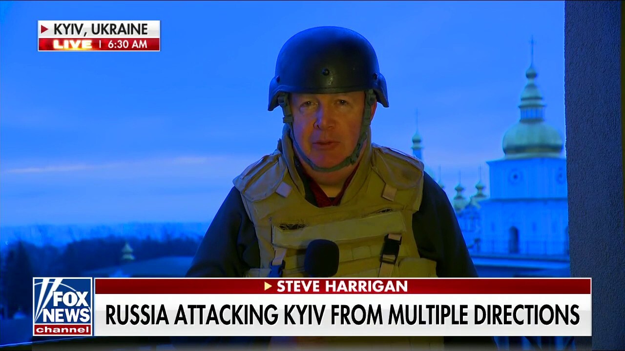 Steve Harrigan talks about his night in Ukraine