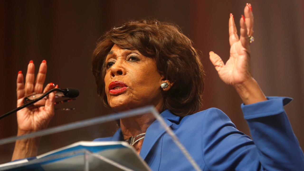 Maxine Waters says Trump should come with a disclaimer
