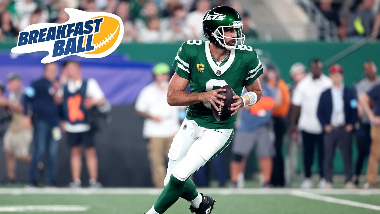 Jets beat Patriots 24-3, Is Aaron Rodgers officially back? | Breakfast Ball