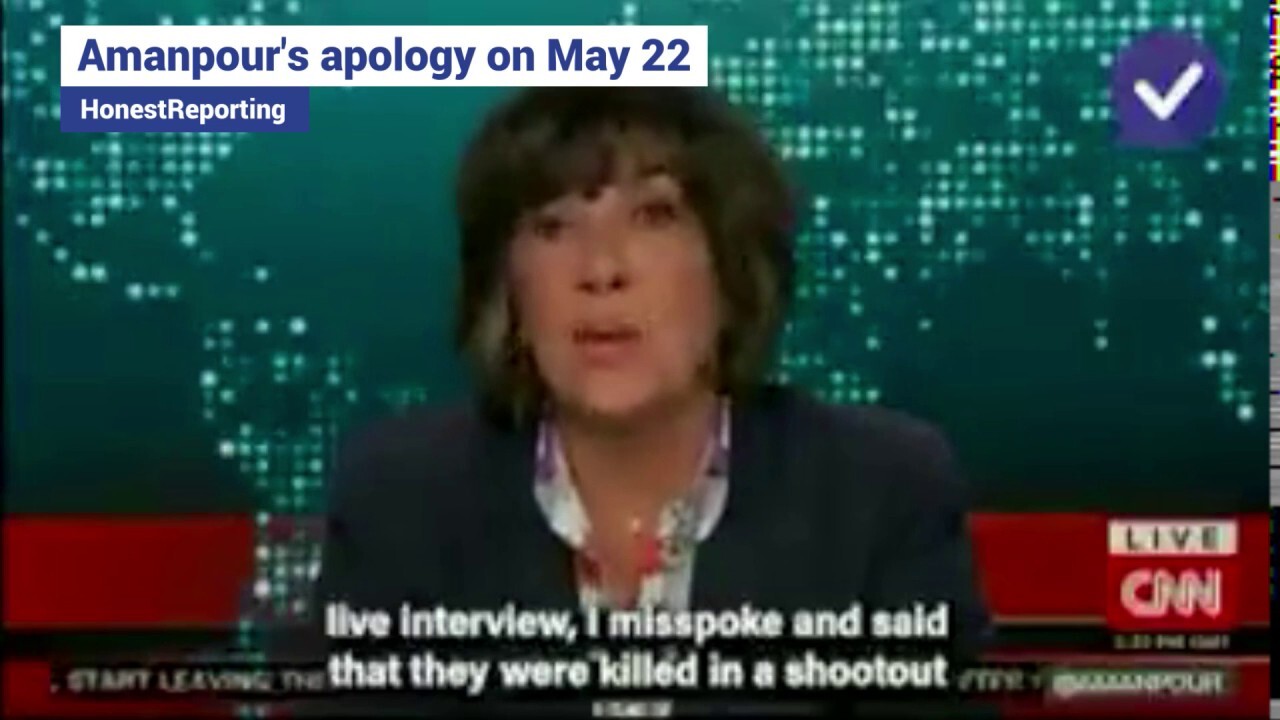 CNN’s Christine Amanpour apologizes after falsely claiming that Rabbi's family was killed in ‘shootout’