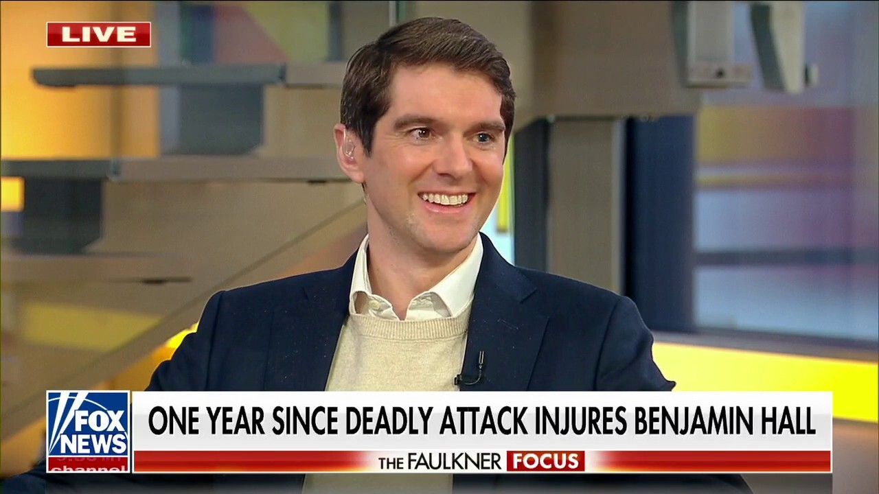 Benjamin Hall shares message of faith one year after being injured in Ukraine