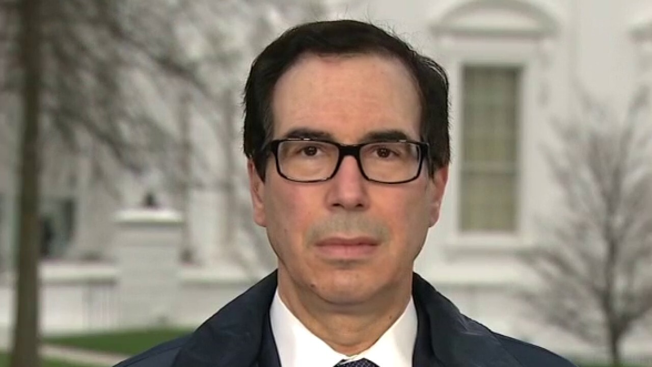 Treasury Secretary Steven Mnuchin, member of the White House coronavirus task force, joins Chris Wallace on 'Fox News Sunday.'