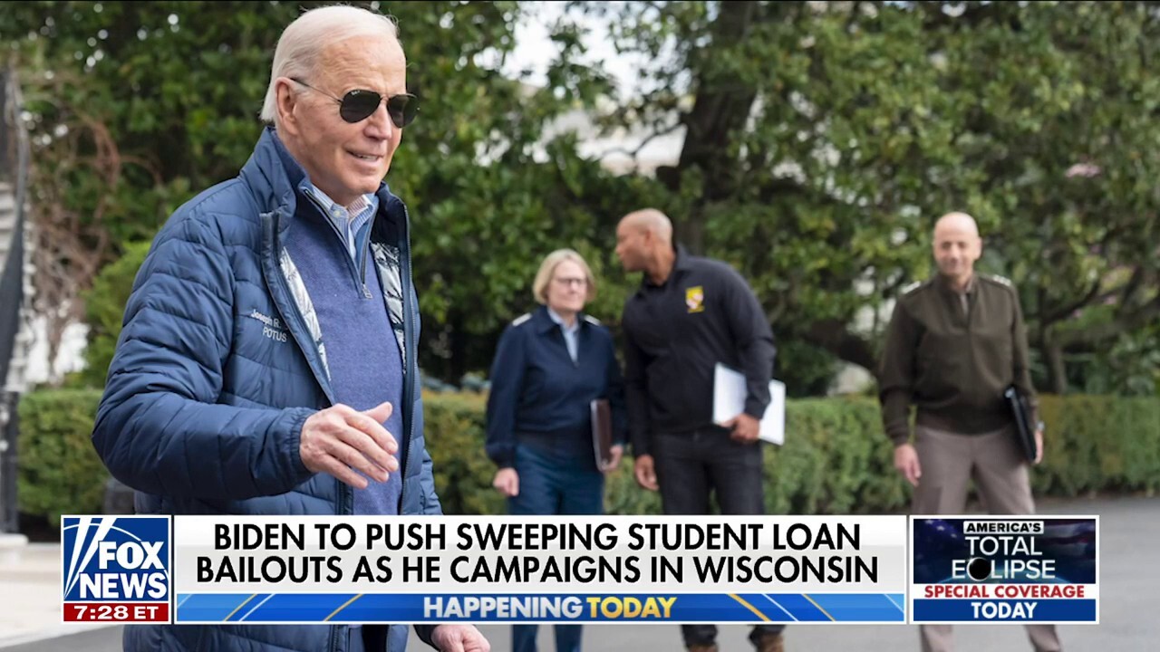 Biden to push sweeping student loan bailout during Wisconsin campaign event
