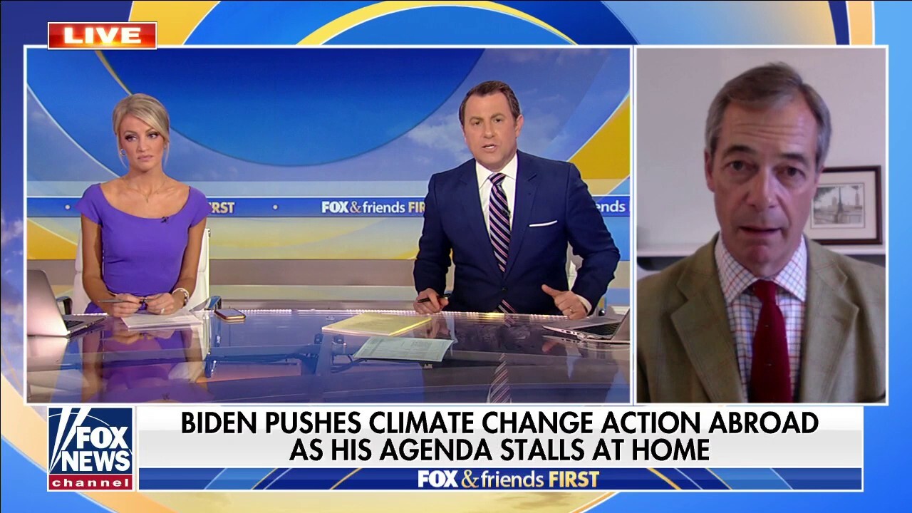 Nigel Farage blasts Biden's 'hypocritical' stance on climate: 'Complete madness'