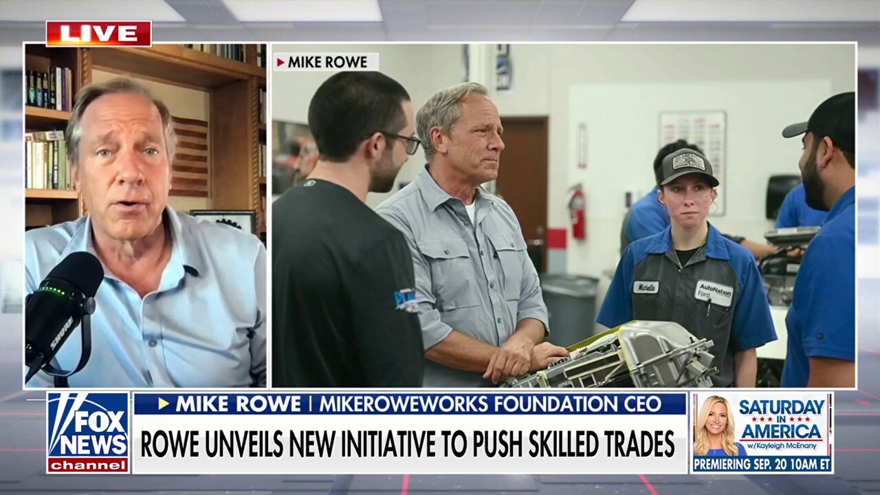 Mike Rowe touts trade work, says it will provide 'AI-proof environment' for workers