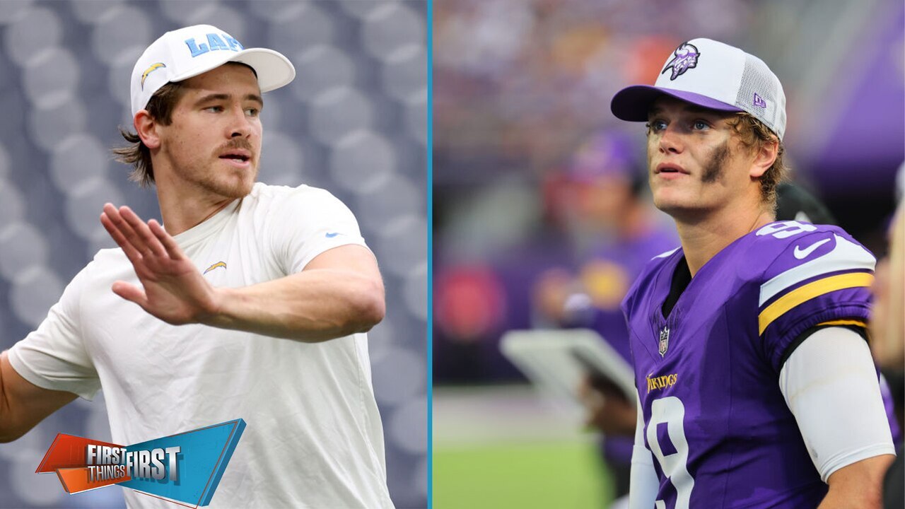 Could a J.J. McCarthy-Justin Herbert commercialized   hap  with the Chargers? | First Things First