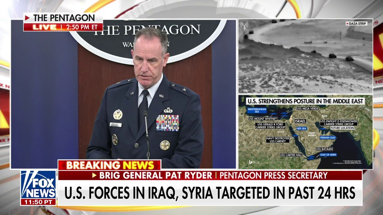 Pentagon ‘aware’ of an ‘unsuccessful’ attack on US base today