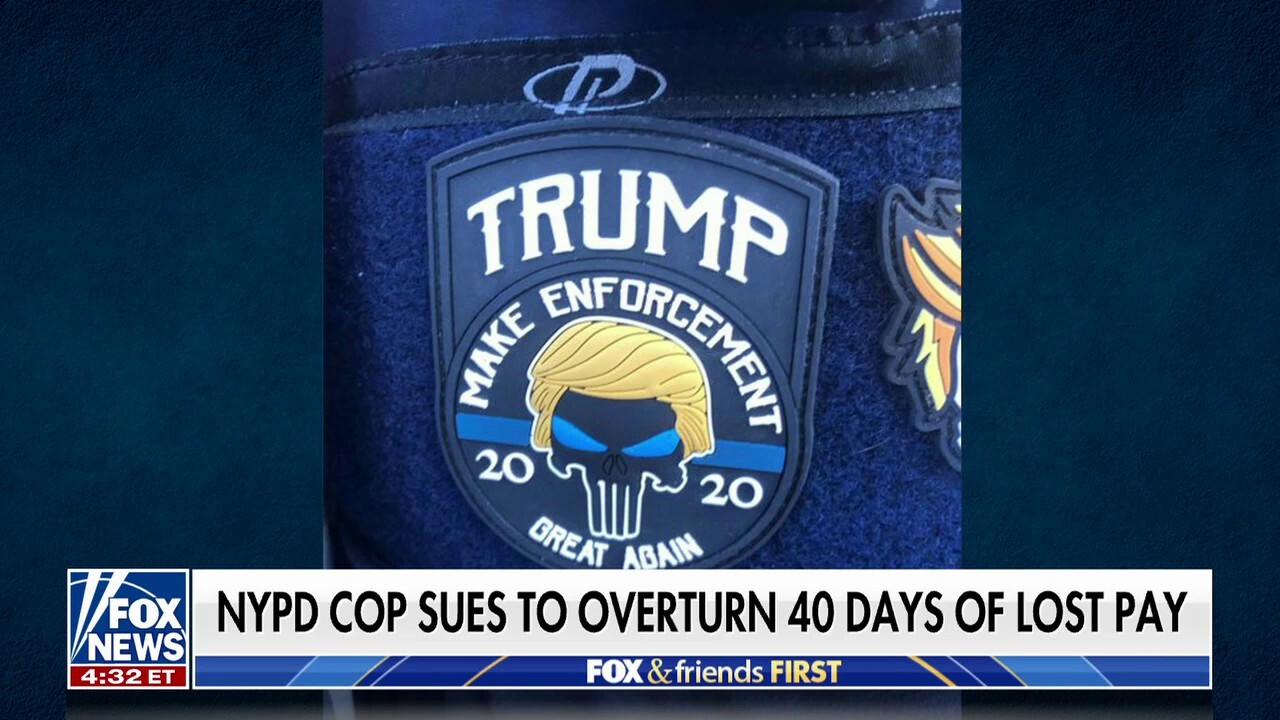 NYPD officer files suit to overturn lost pay after wearing Trump patch on uniform