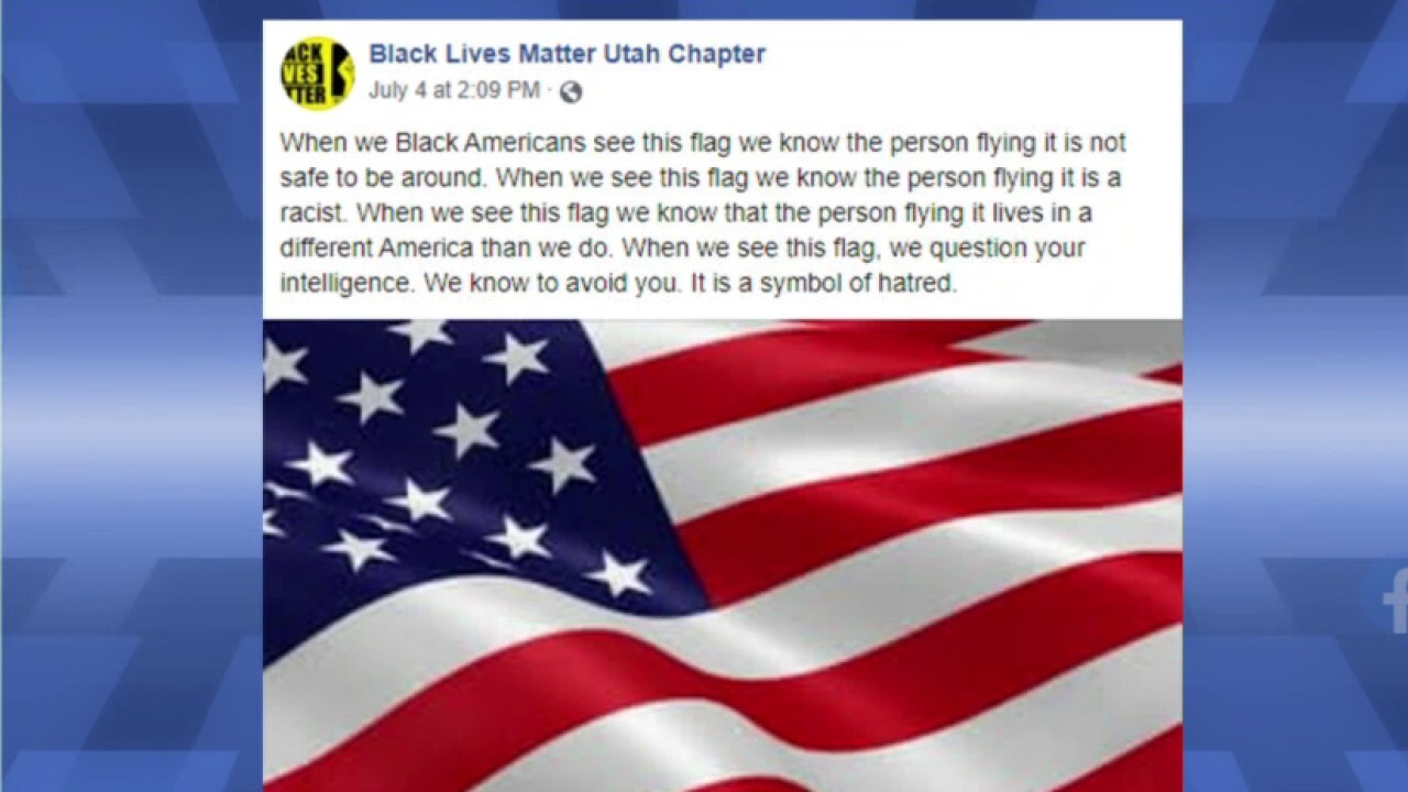 BLM chapter declares U.S. flag a hate symbol
