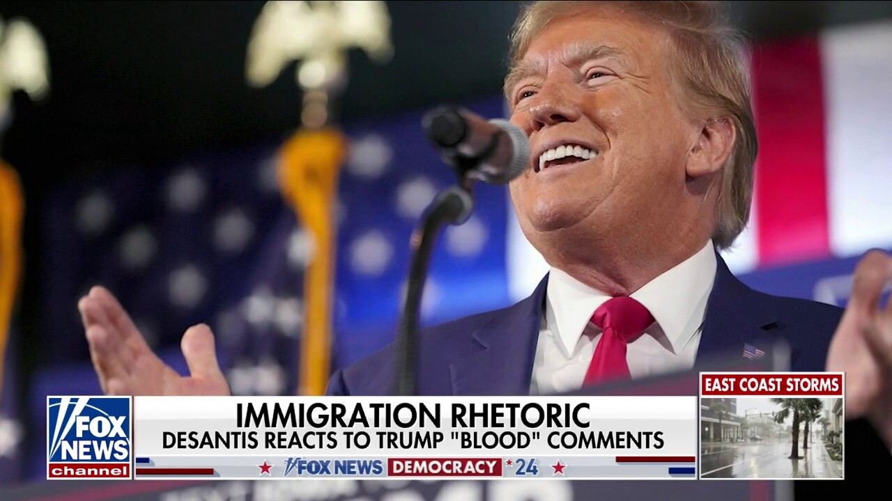 Trump faces criticism for saying immigrants are ‘poisoning the blood of our country’