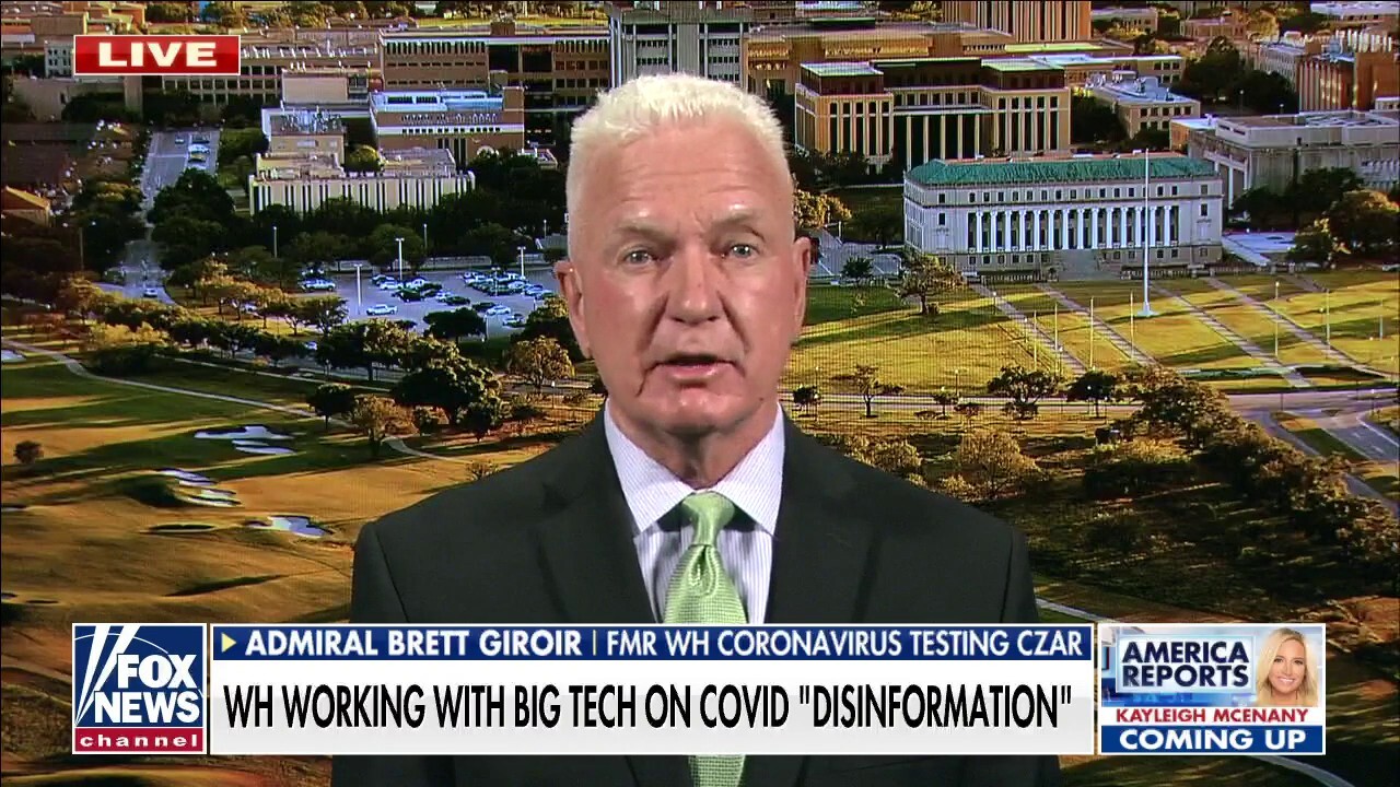 Biden admin flagging Facebook 'misinformation' a 'disastrous policy': Brett Giroir