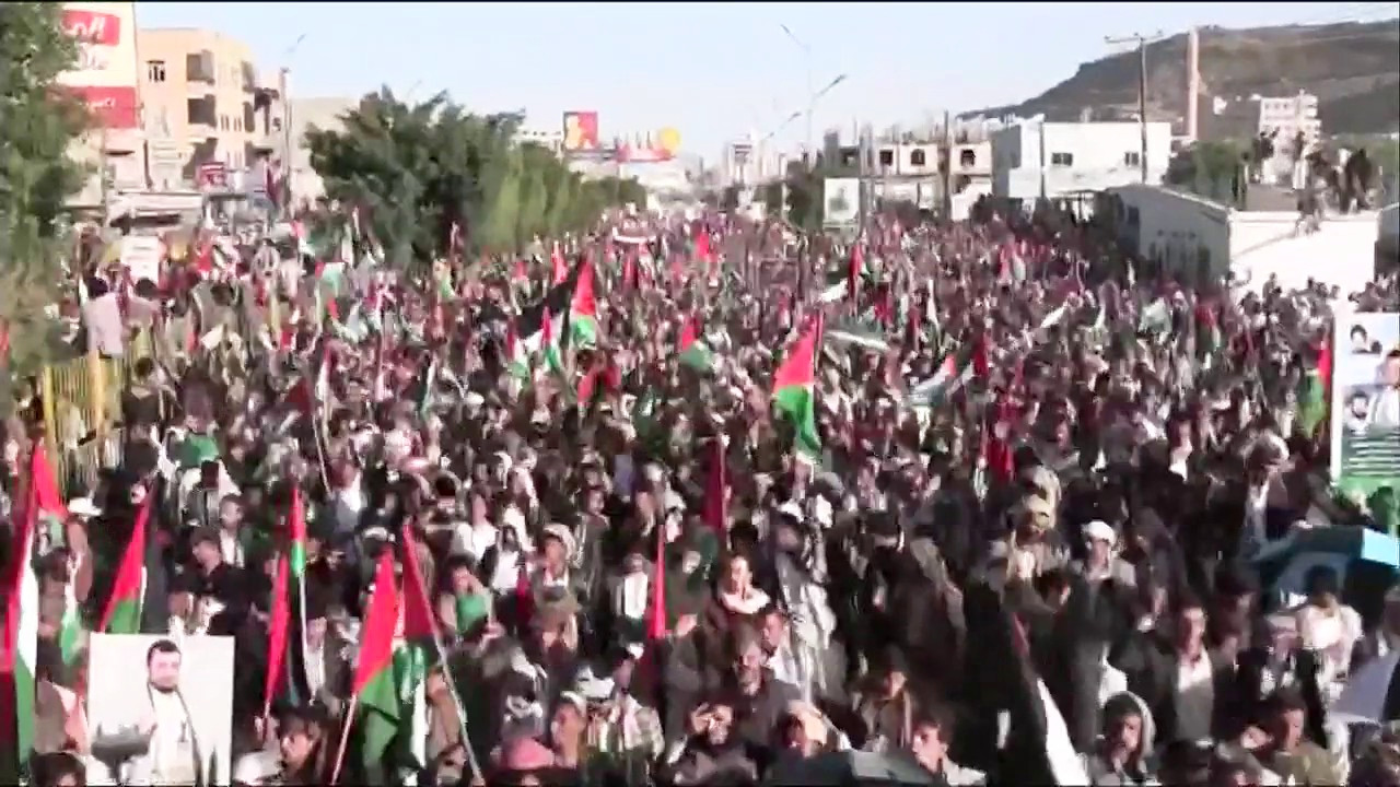 WATCH LIVE: Pro-Palestinian protest grows in Yemen