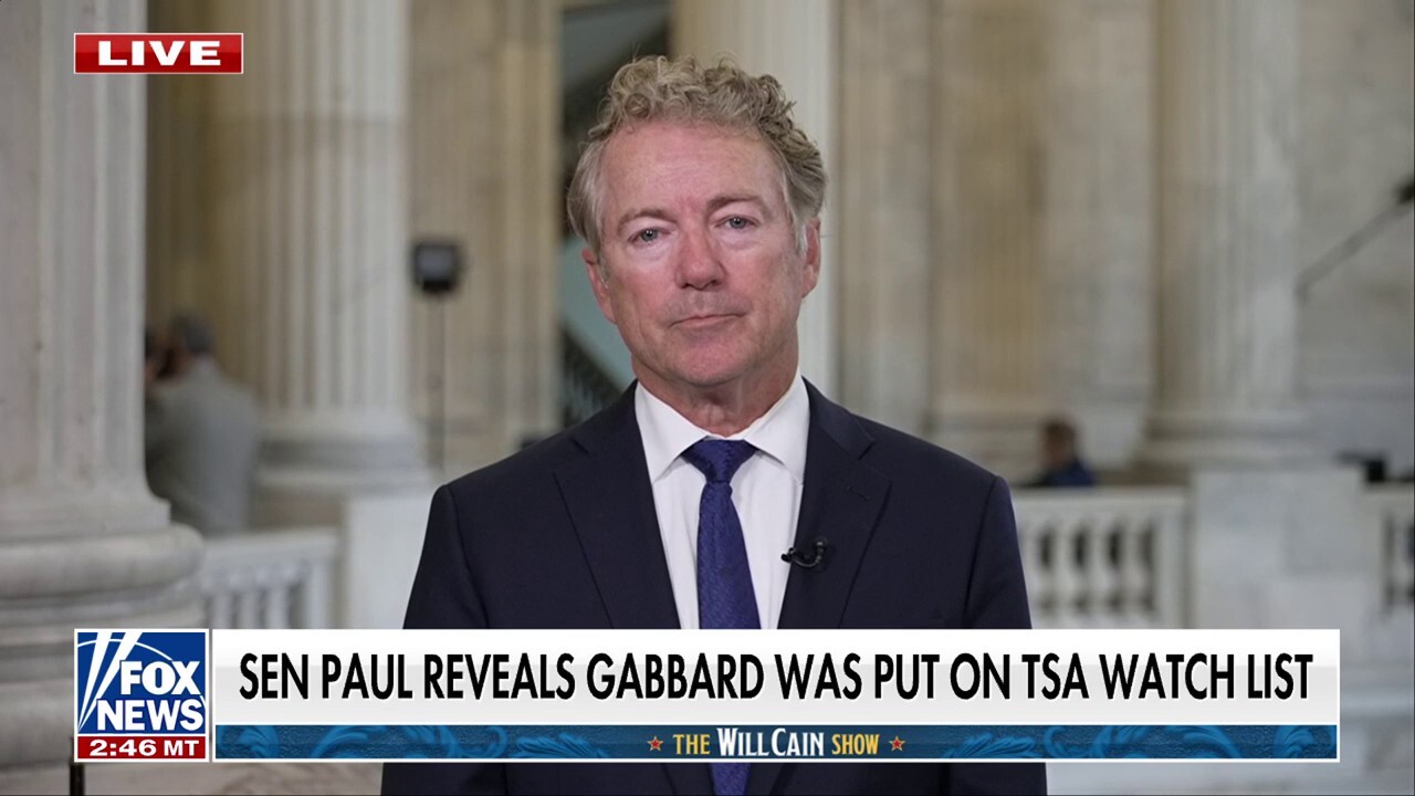 Rand Paul ‘just scratching the surface’ on ‘alarming’ TSA program allegedly surveilling Tulsi Gabbard