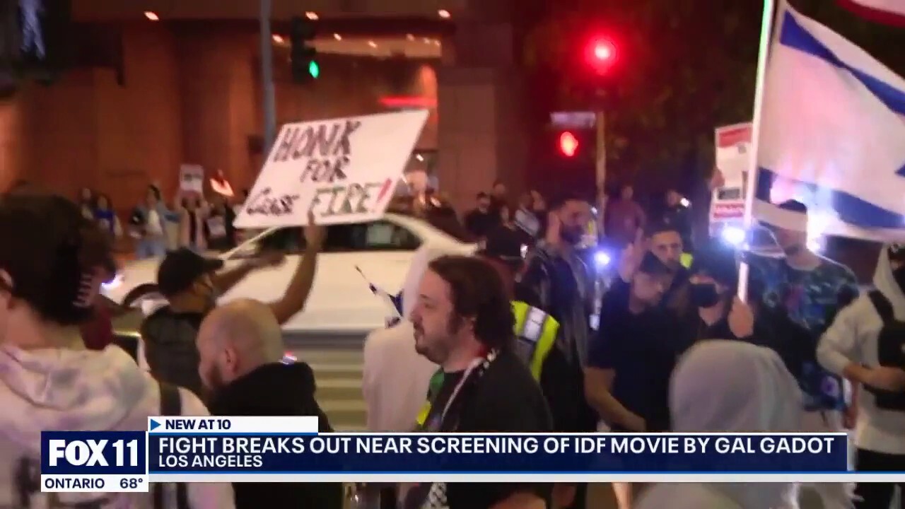 Violent brawl breaks out near Los Angeles museum after screening of Hamas film