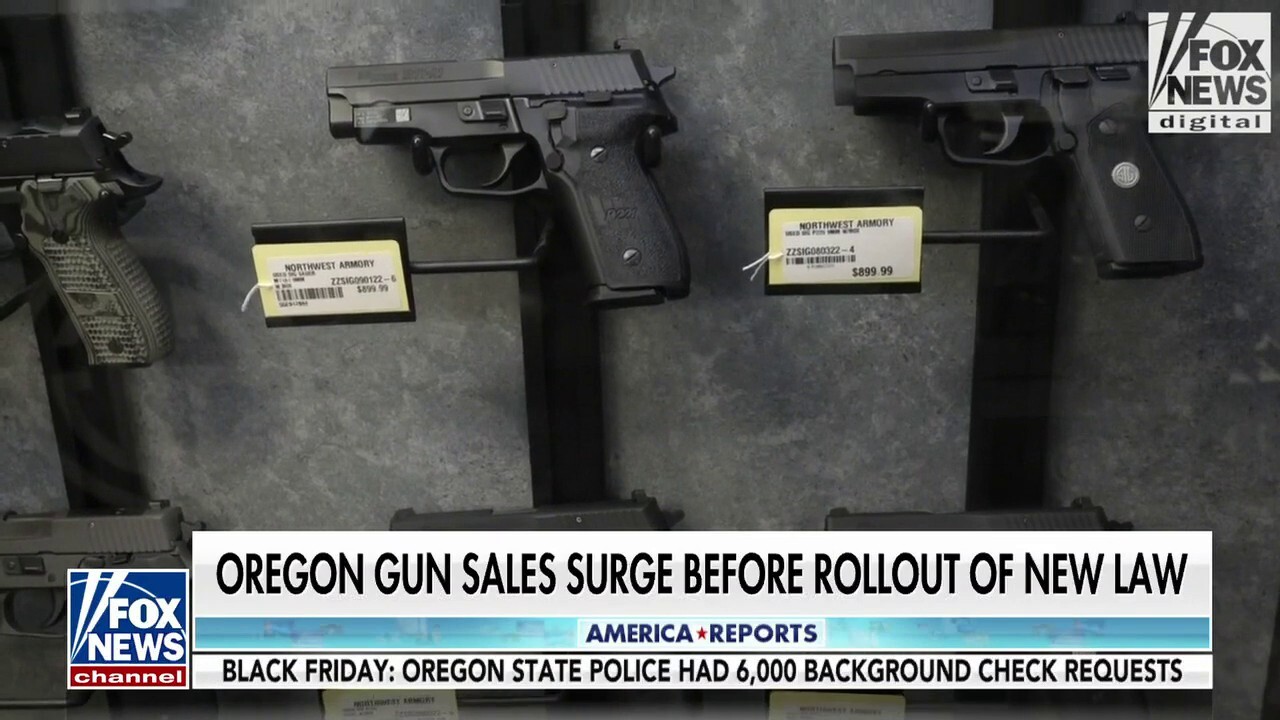Oregon gun sales surge before rollout of new law