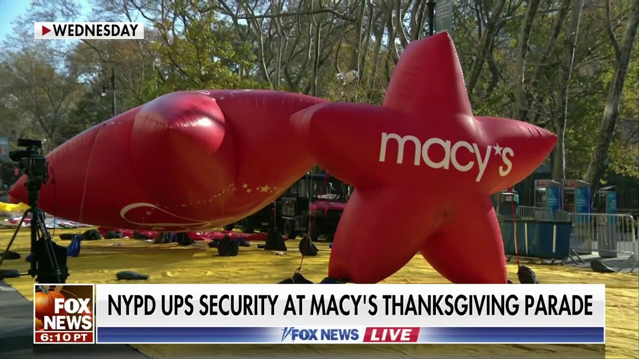 NYPD increases security at Macy's Thanksgiving parade