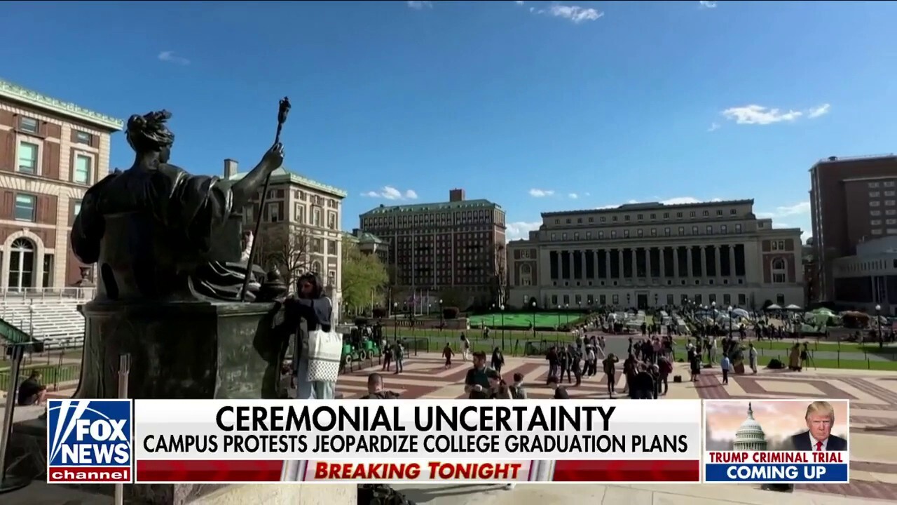 Campus anti-Israel protests jeopardize college graduation plans