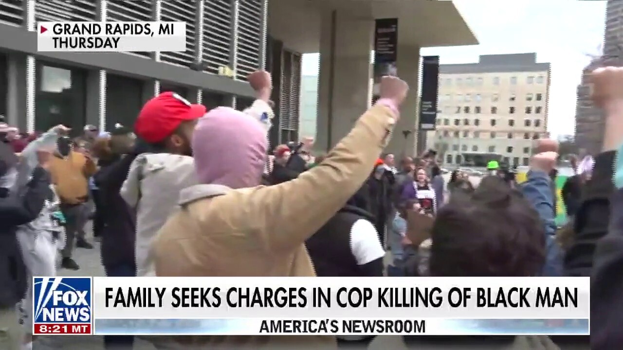 Protests erupt for third day over Michigan police shooting