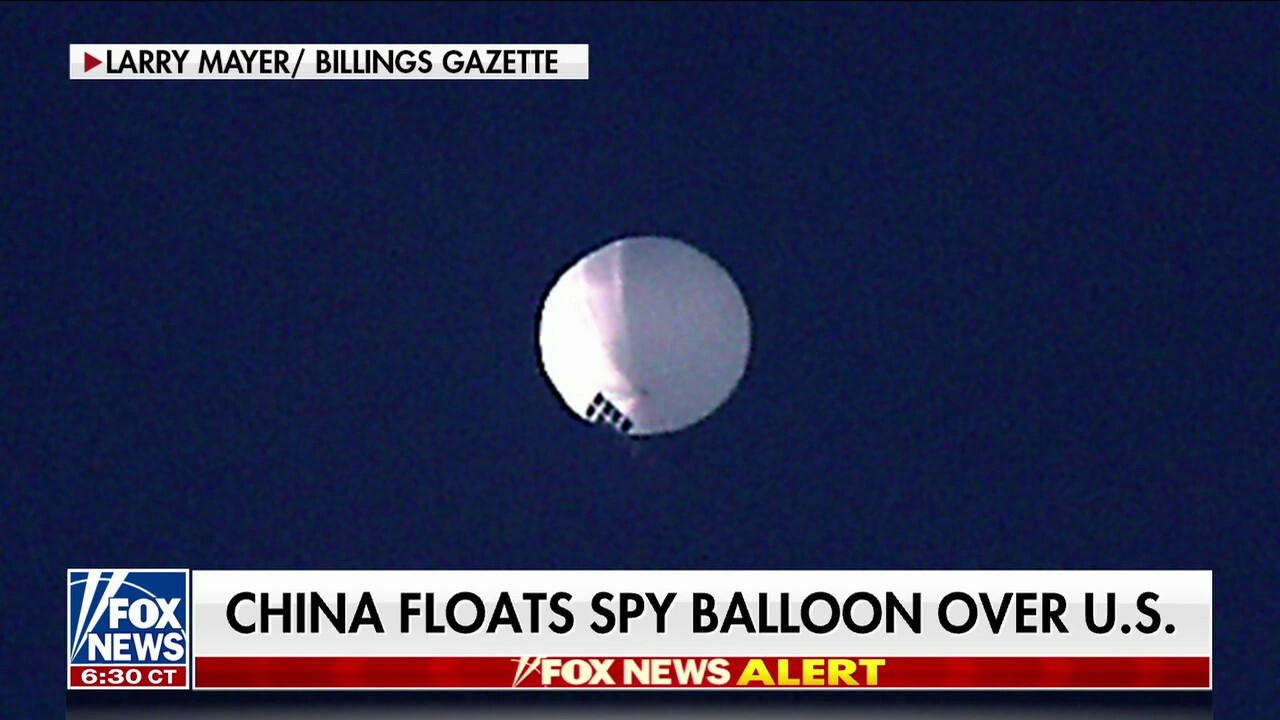 Pentagon A high altitude Chinese surveillance balloon has
