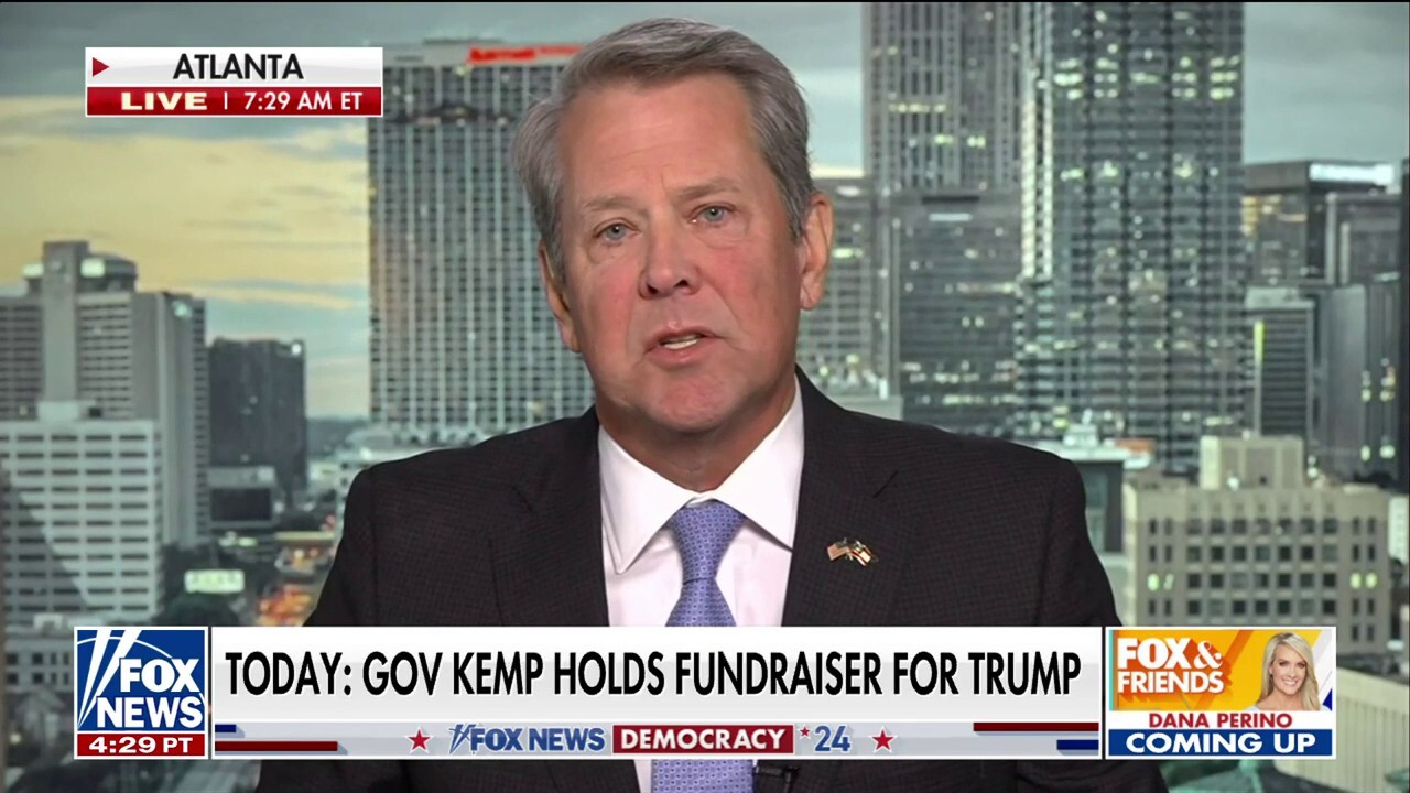 Georgia Gov. Kemp holding Trump fundraiser as polls show tight race in state