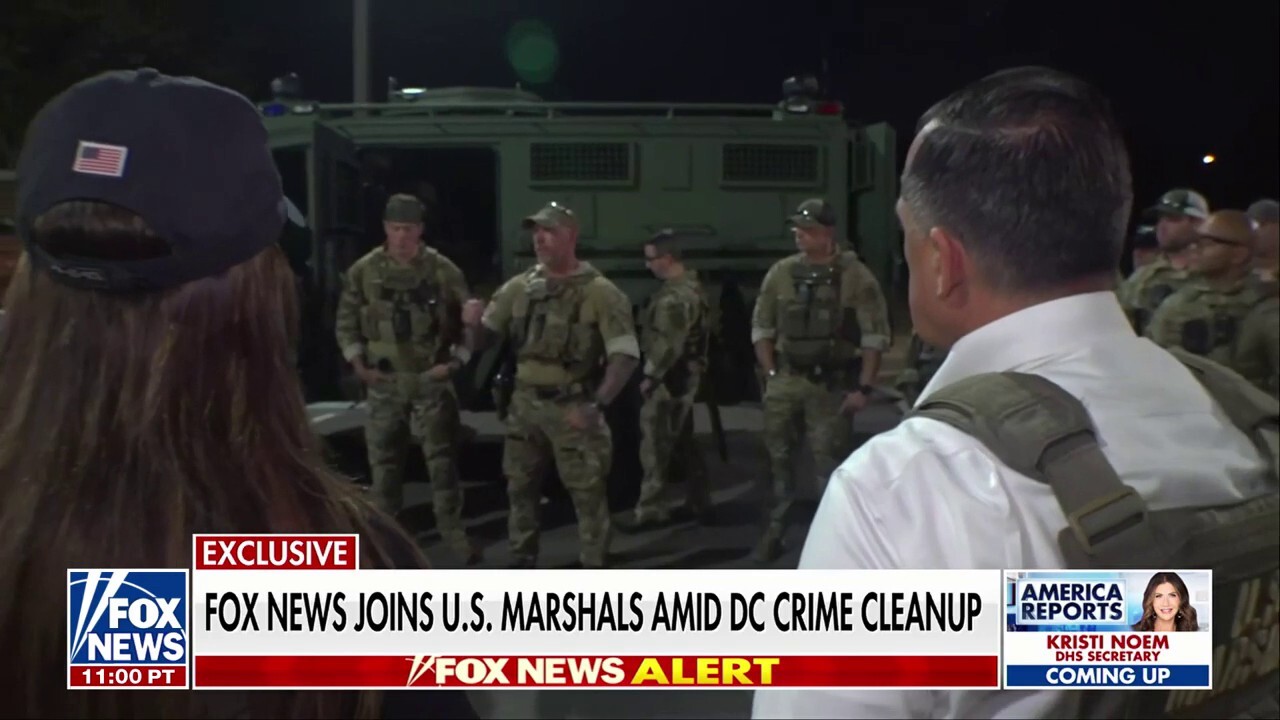 Fox News joins U.S. Marshalls amid DC crime cleanup