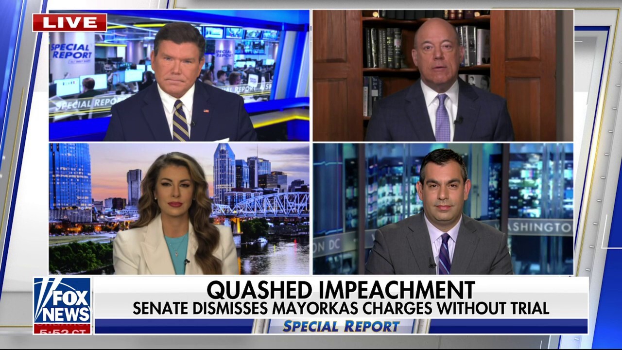 'Special Report' All-Star Panel discusses the Senate dismissing impeachment charges agains DHS Secretary Alejandro Mayorkas on 'Special Report.'