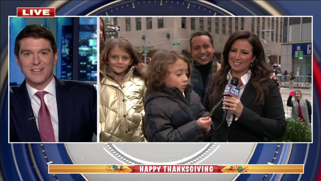 Fox News anchor celebrates our troops and law enforcement serving this Thanksgiving