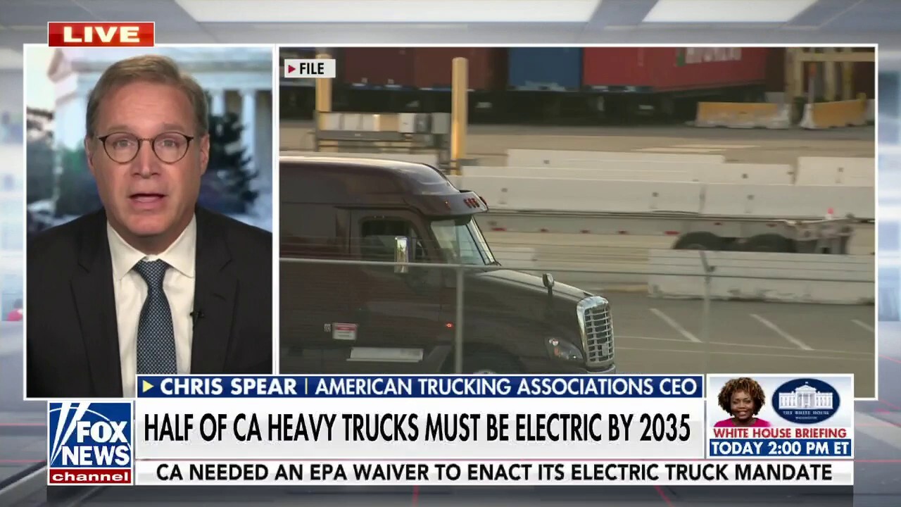 2035 is 'too soon' for California heavy trucks to go electric, American Trucking Associations CEO warns