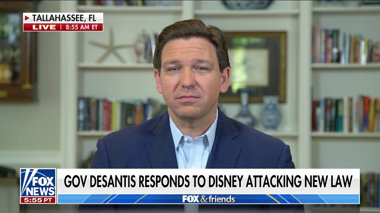Florida Gov. Ron DeSantis says the state views Disney's attempt to impose 'woke ideology' as a significant threat.