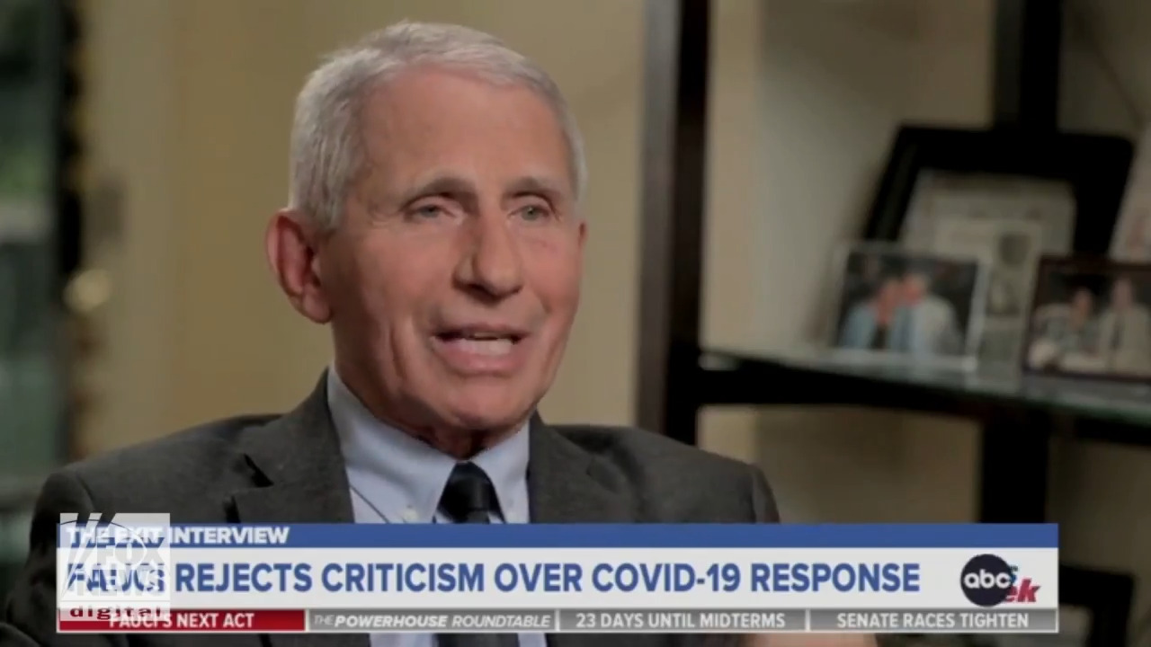Dr. Fauci says he had 'nothing' to do with prolonged COVID-19 school closures