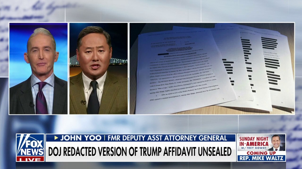 John Yoo: Trump affidavit only raises more questions