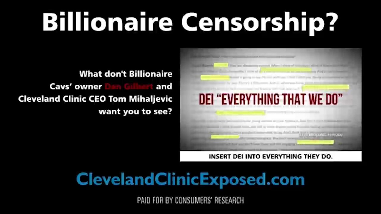 WATCH: Consumers’ Research launches mobile billboard slamming Cleveland Clinic CEO