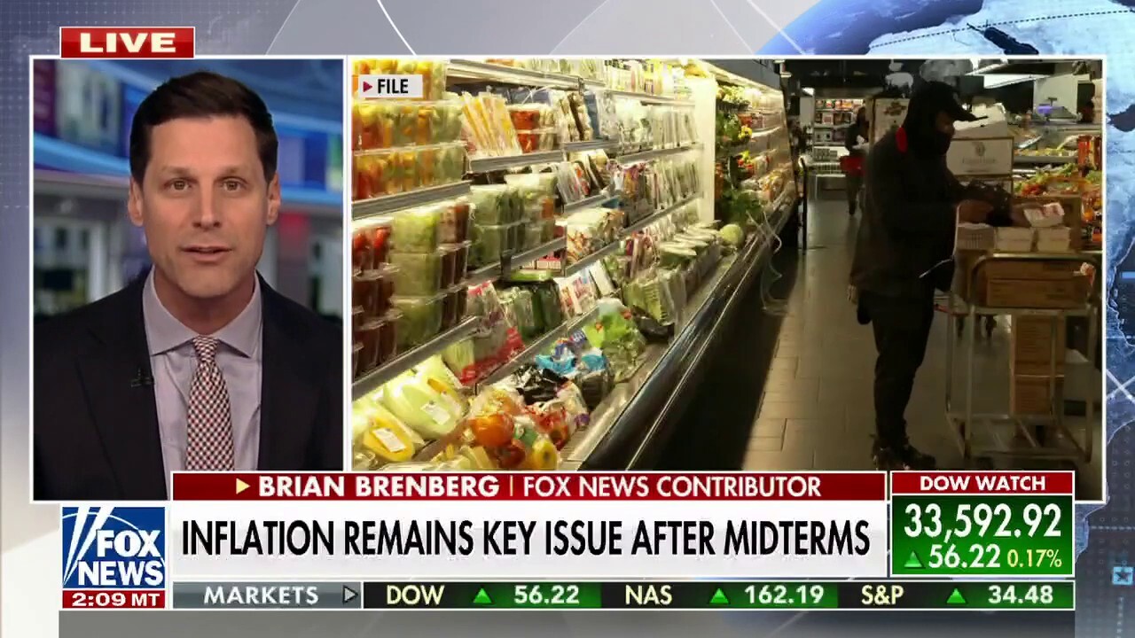 Inflation falls slightly, but remains key issue after midterms