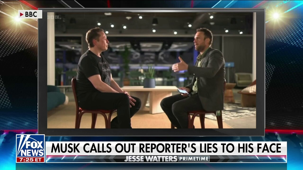 Jesse Watters: Elon Musk humiliates BBC reporter