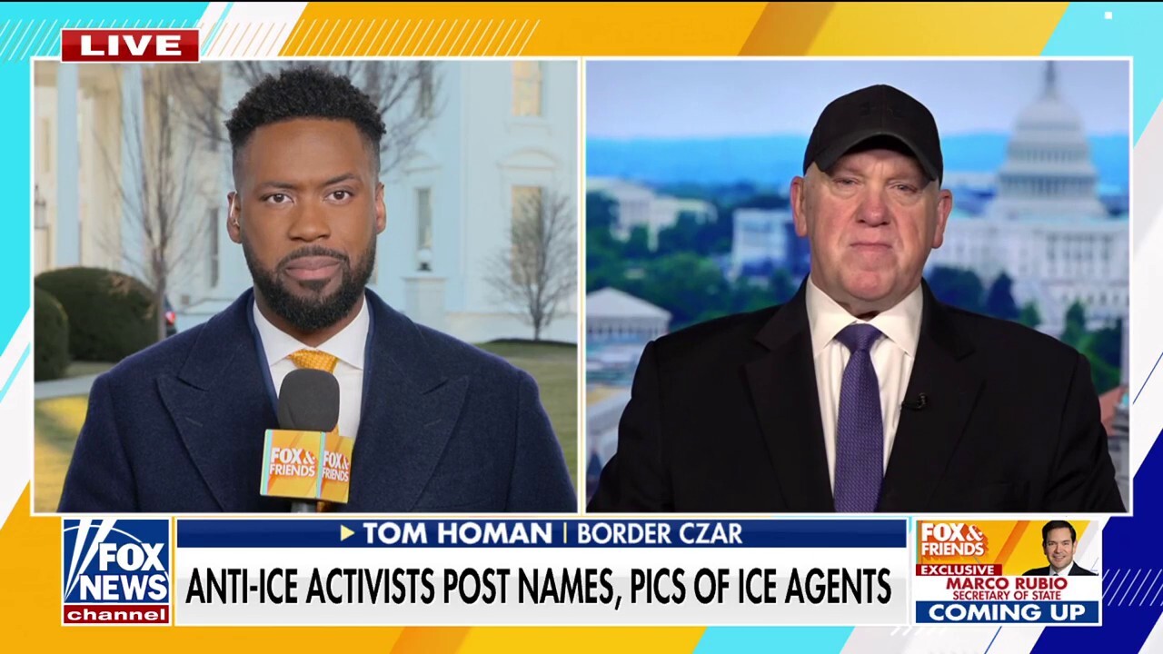 Tom Homan says activists posting names, photos of ICE agents 'crossed a line'