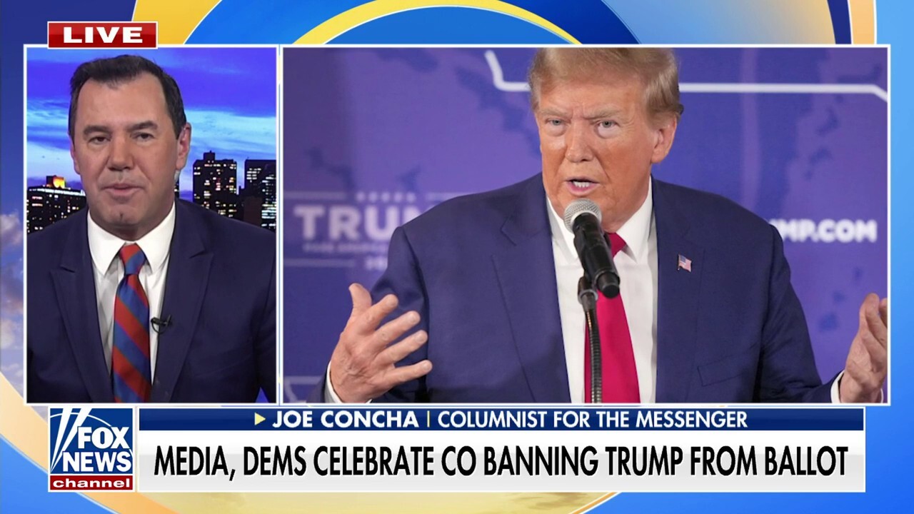 Colorado blocking Trump will have a 'boomerang effect' that will benefit him: Joe Concha