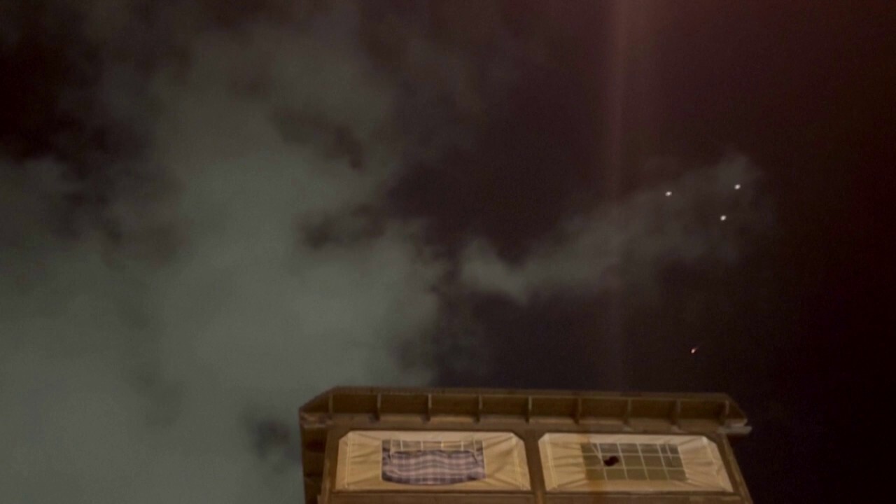 Iranian ballistic missiles fly over Jerusalem's Old City