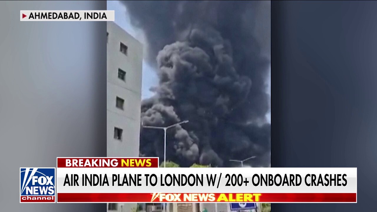 Air India plane crashes after takeoff with more than 200 people on board