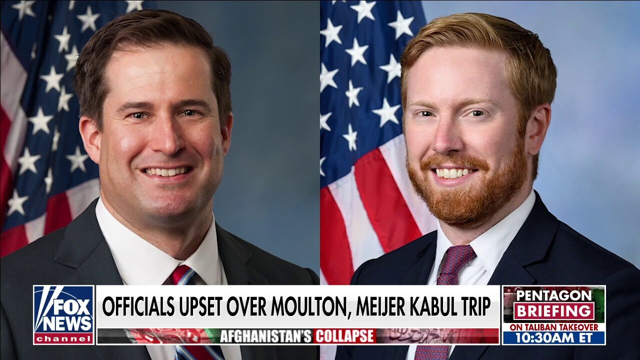 Officials upset over Representatives Moulton, Meijer secret trip to Kabul