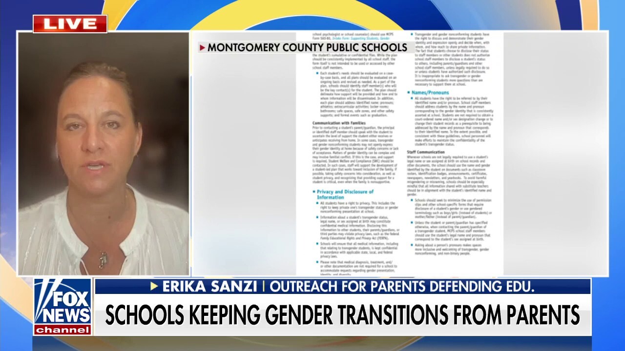 School districts in two states banning teachers from disclosing gender transitions to parents