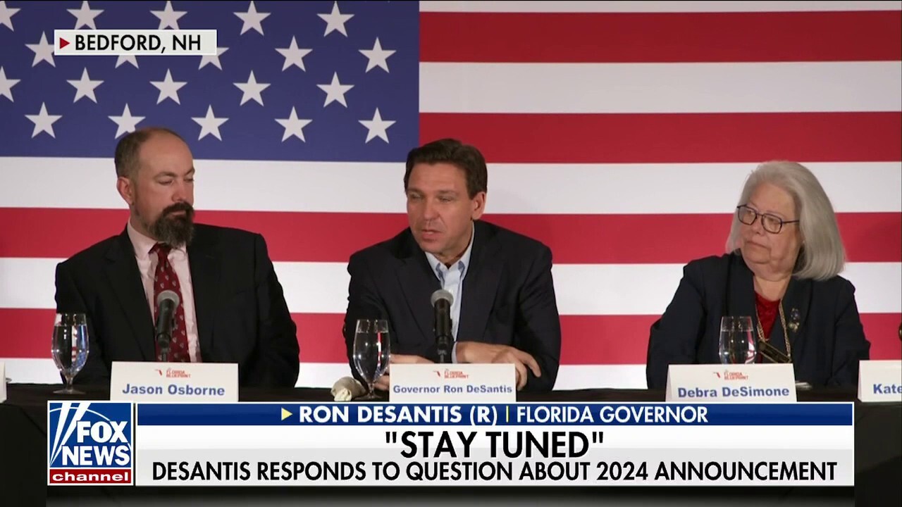 The Five DeSantis Responds To Question About 2024 Announcement Fox   Image 