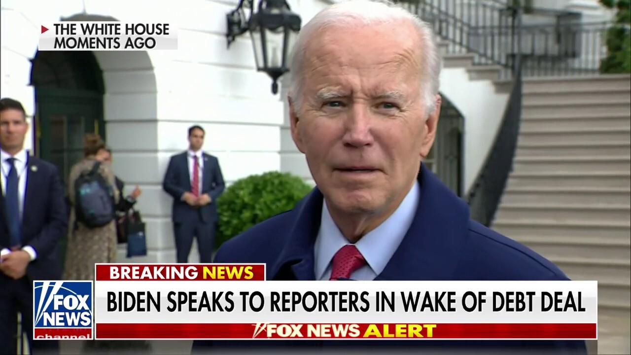 Biden addresses debt deal with reporters: ‘No reason it shouldn’t get done by the 5th’