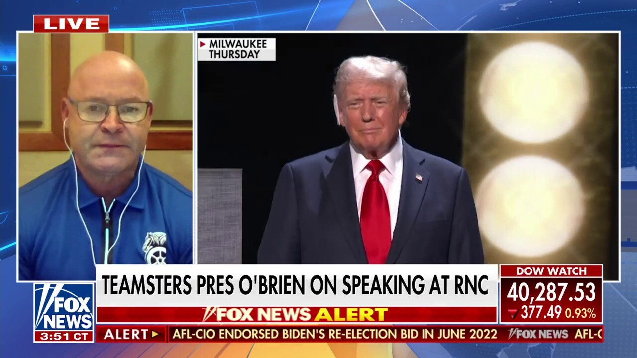 Teamsters President Sean O’Brien discusses his RNC speech on ‘Your World,’ and says he also asked the DNC to speak at their convention but has not heard back.