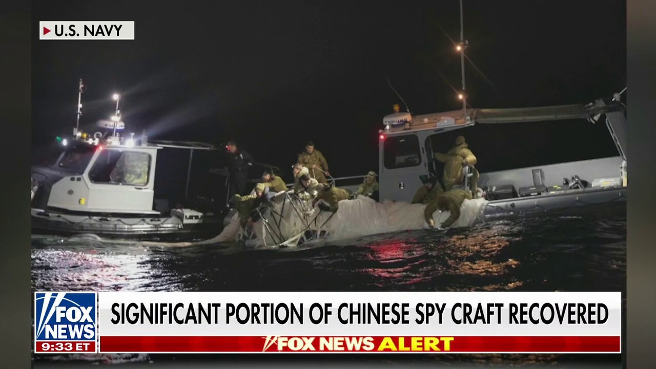 Chinese spy craft the size of a 'bus' recovered