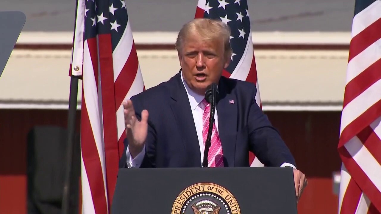 President Trump campaigns in North Carolina