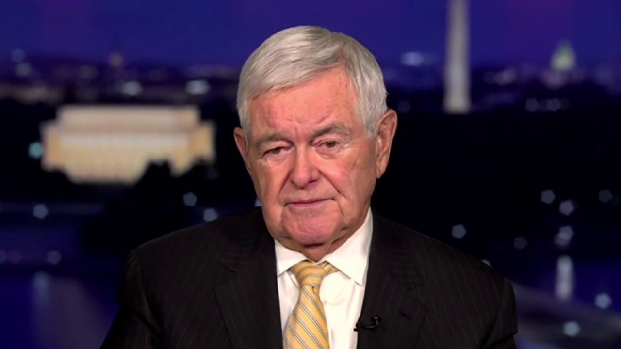 Former House Speaker Newt Gingrich reacts to Speaker-designate Mike Johnson's 'joint' victory with President-elect Donald Trump on 'Hannity.'